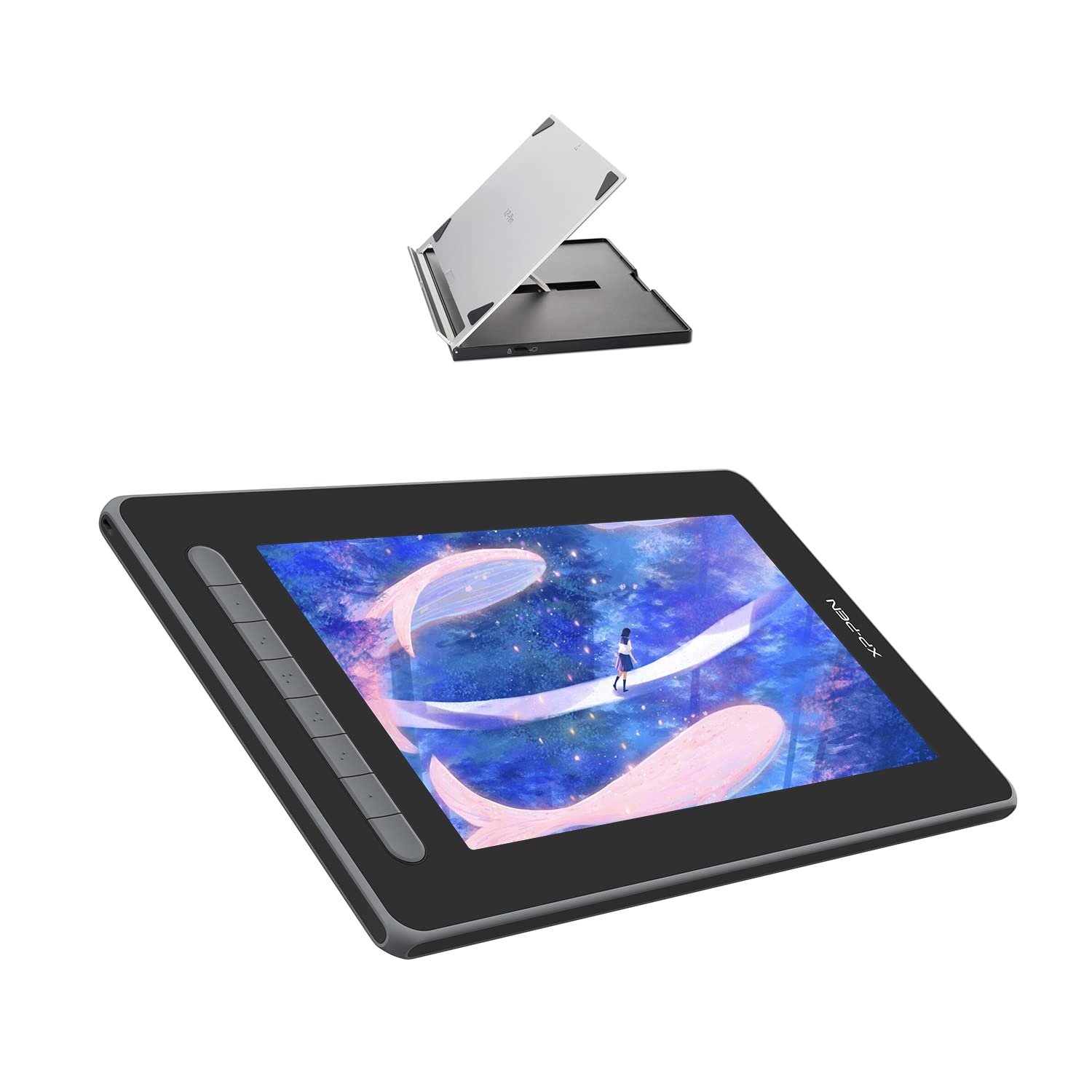 XP-PEN Artist12 2nd Generation 11.6 Inch Drawing Tablet with Full HD Screen - Digital Art Graphics Pen Display with Battery-Free Stylus & AC18 Adjustable Metal Stand - Perfect for Digital Painting, Animation, Photo Editing & Online Teaching