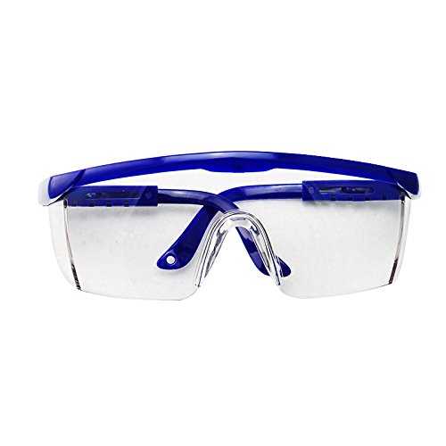 Blue Dental Protective Goggles - Anti-Fog, Waterproof for Dental Work