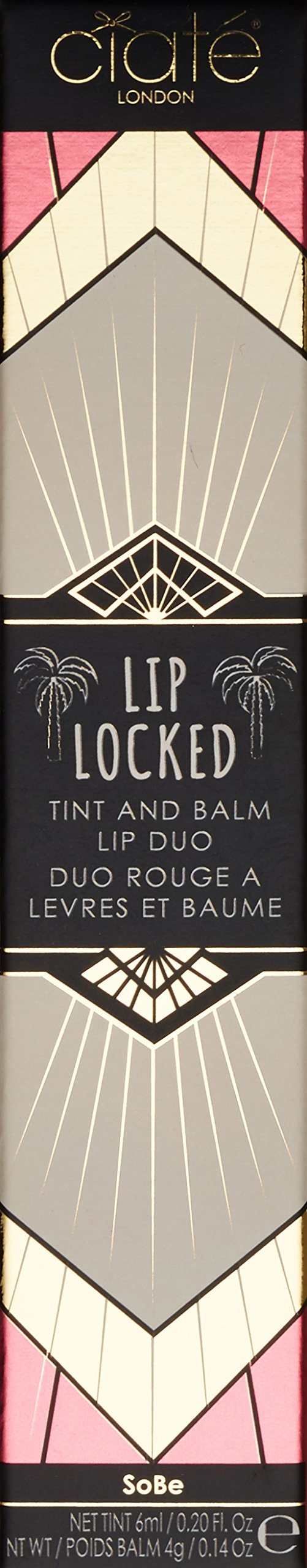 Ciate London Lip Tint & Balm Duo - Sobe Pink for Moisturized Lips