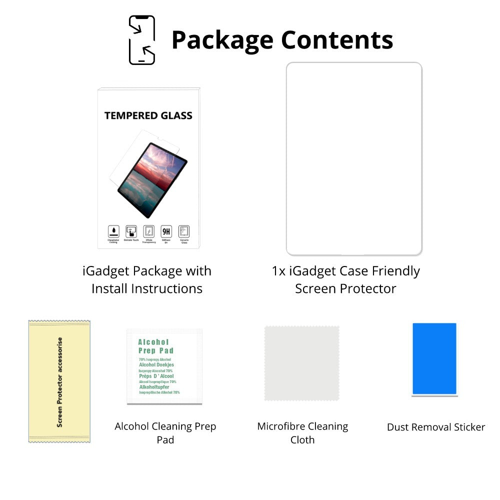 Samsung Galaxy Tab S4 10.5 Inch Tempered Glass Screen Protector for SM-T830/T835 - HD Clear, Anti-Scratch, Bubble-Free - Perfect for Work, Study & Entertainment