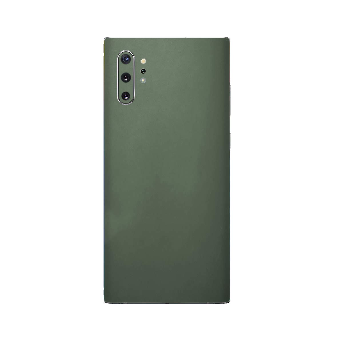 SopiGuard Matte Army Green Vinyl Skin for Samsung Galaxy Note 10+ Plus - Edge-to-Edge Protection, 3M Adhesive Back Panel Cover - Perfect for Daily Use, Travel & Scratch Prevention