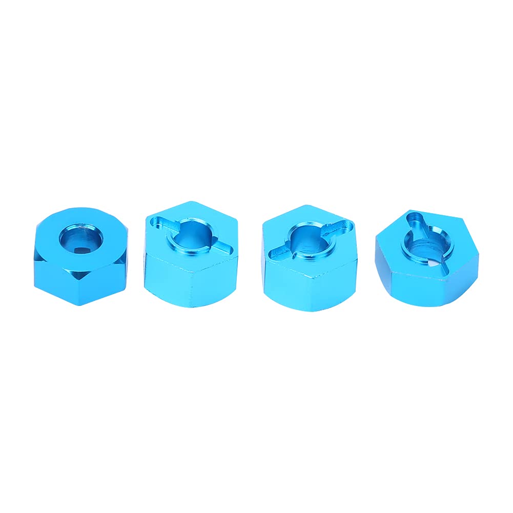 1/10 Scale RC Hex Mount Car Parts - Blue ECX332000B for Hobby RC Cars | Upgrade & Assemble Your Remote Control Vehicle | Perfect for Off-Road Racing & DIY Enthusiasts