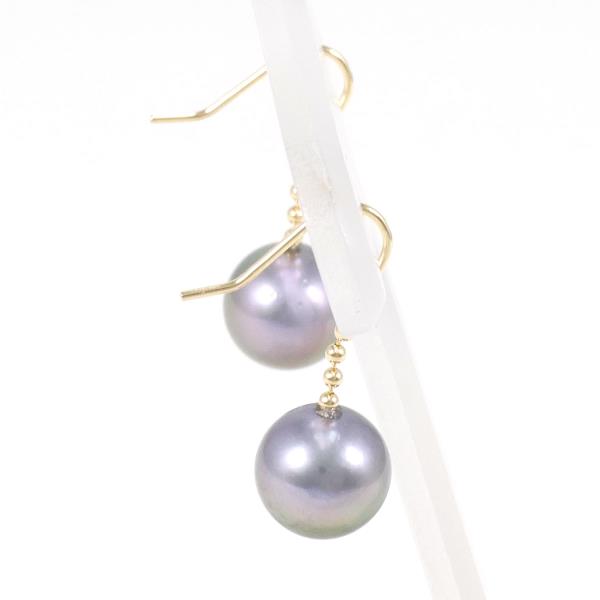 18K Yellow Gold Pearl Earrings for Women - Elegant Stud Earrings with Real Pearls - Perfect for Weddings, Parties & Special Occasions