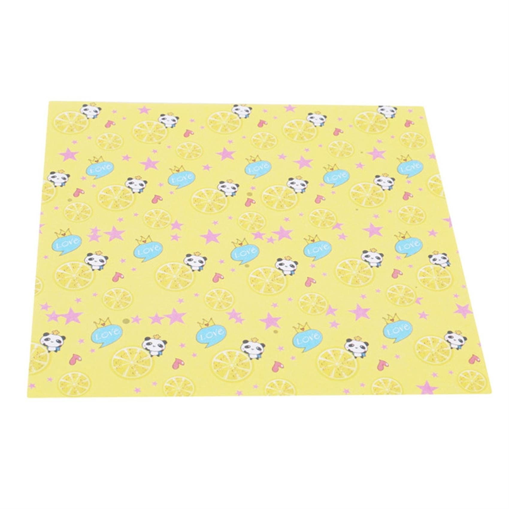 GUAngqi DIY Scrapbook Paper Set - 50 Sheets Square Origami Paper for Card Making, Album Decor, Home Crafts | Beginner-Friendly, Fruit Factory Design | Perfect for Scrapbooking, Gift Wrapping & School Projects