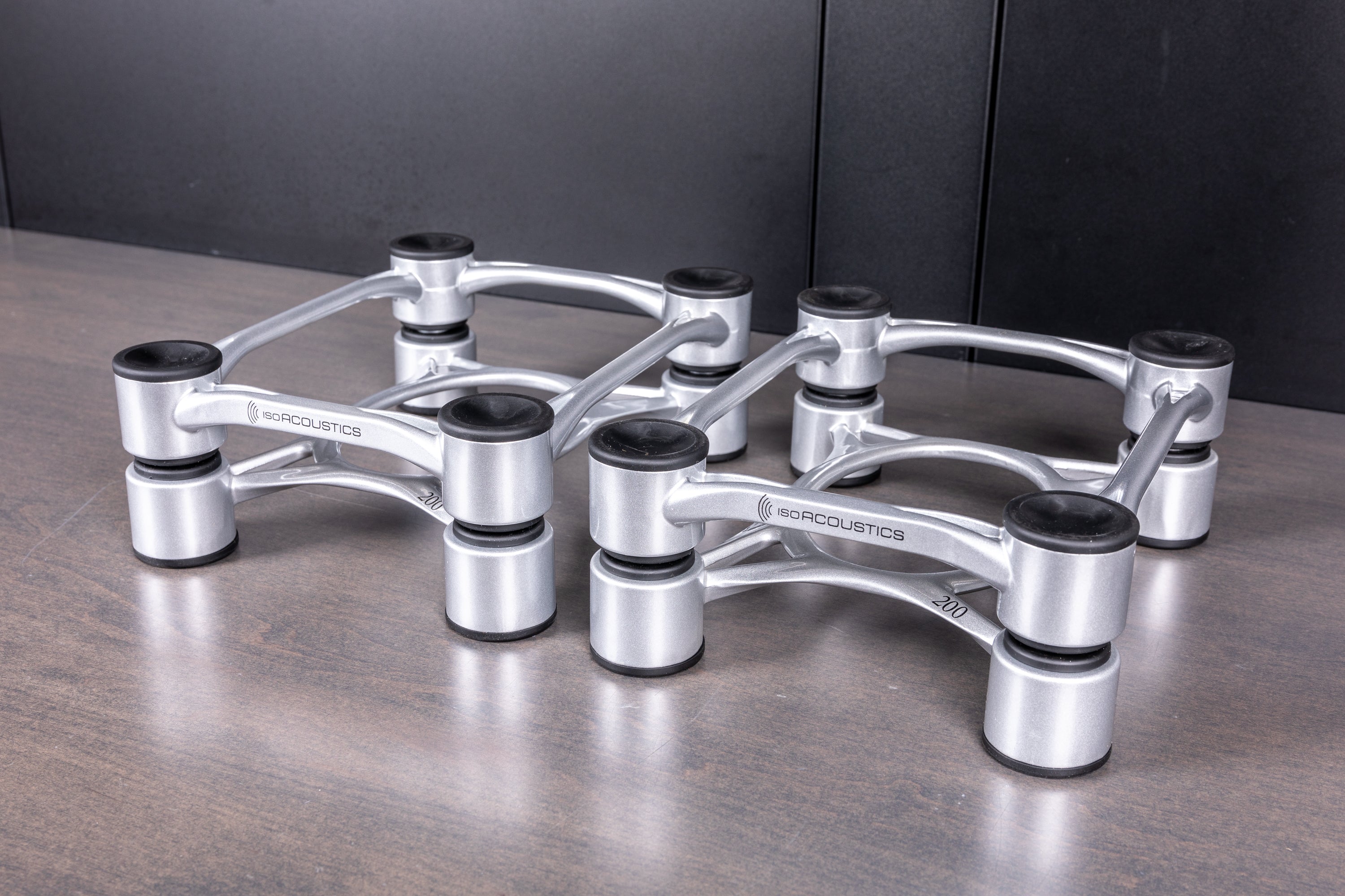 IsoAcoustics Aperta Series Speaker Isolation Stands - Premium Audio Equipment for Home Studio & Hi-Fi Systems - Reduce Vibrations & Improve Sound Quality