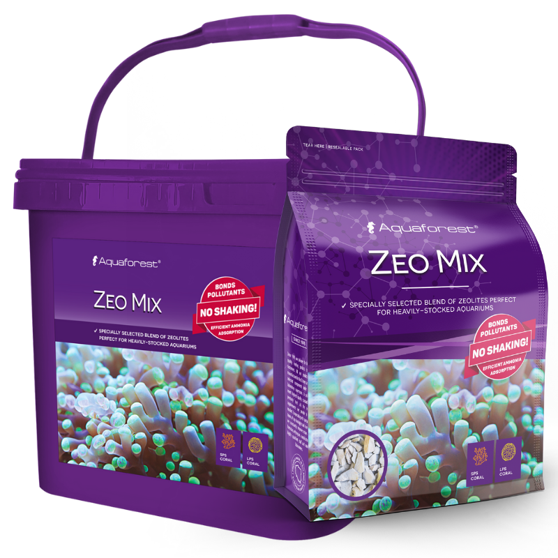 Aquaforest ZEOmix Coral Reef Saltwater Aquarium Supplement (1000ml/5000ml) - Essential for Marine Tank Maintenance & Coral Growth