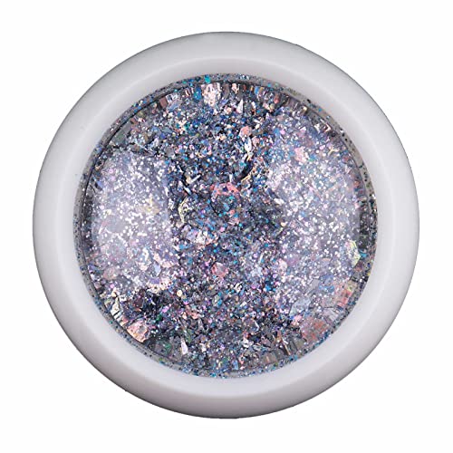 Demon's Pupil Nail Sequins & Colorful Nail Powder Set - Natural Nail Polish Jewelry Accessories for Manicure, Nail Art & Party Glam Looks