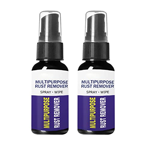 Rustout Instant Rust Remover Spray – Multipurpose Car & Home Rust Removal Agent for Metal, Kitchen Tools & Auto Detailing – Fast-Acting Derusting Solution (30ml, 2-Pack) – Perfect for Restoring Shine to Car Parts, Appliances & Household Items