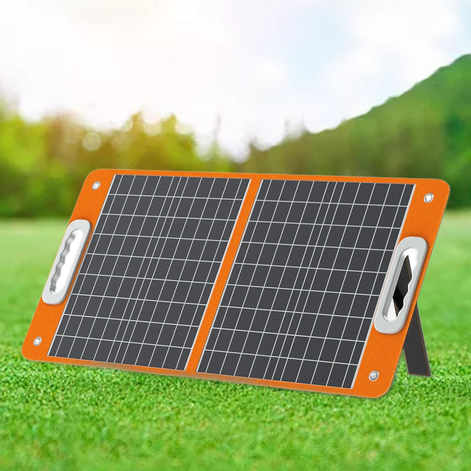 60W Solar Panel Kit - High Efficiency Portable Solar Generator for RV, Camping, Backpacking & Outdoor Power - Perfect for Off-Grid Living, Emergency Backup & Yard Use