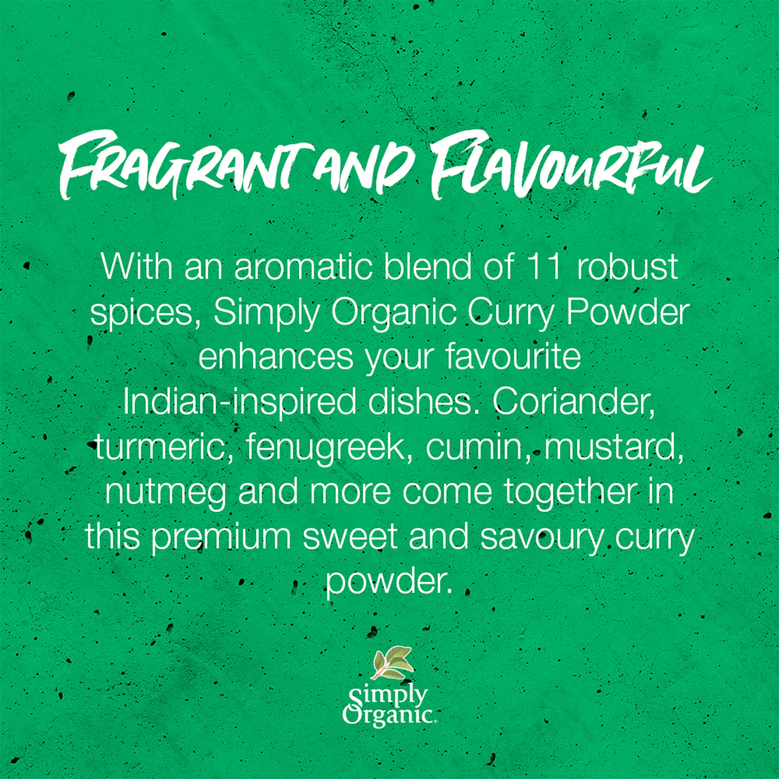 Simply Organic Curry Powder, Certified Organic - 85g | Premium Spice Blend for Indian & Asian Cooking | Perfect for Curries, Soups, Marinades & Rice Dishes