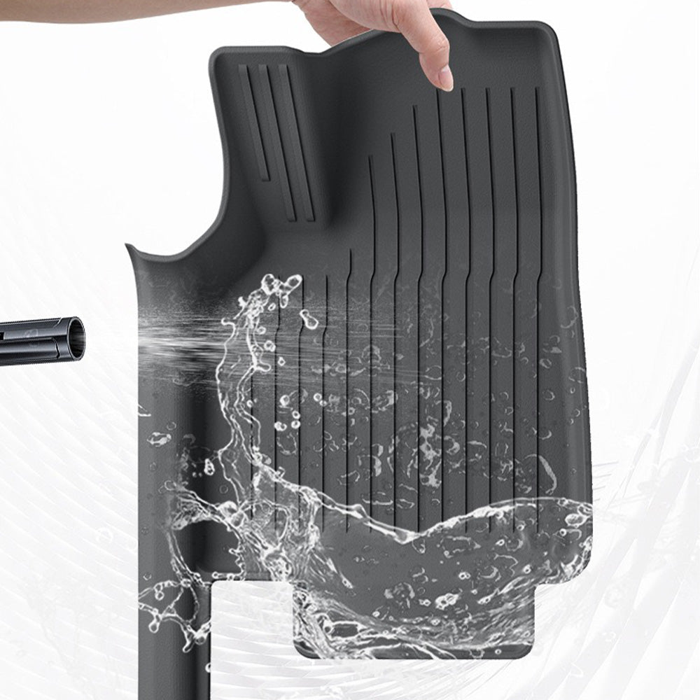 2025+ Tesla Model Y Juniper All-Weather Floor Mats - Custom Fit, Full Coverage Protection for Rain, Snow & Mud | Perfect for Daily Commute, Road Trips & Outdoor Adventures