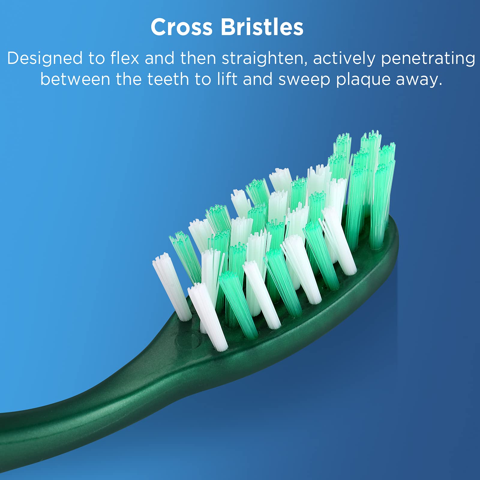 Extra Firm Toothbrushes for Adults - Ultra Hard Bristles, 6 Pack - Perfect for Deep Cleaning and Gum Health at Home or Travel