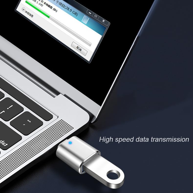 4 Pack USB to USB C Adapter Set - 2x Type C Female to A Male Charger Converter & 2x USB C Male to Female OTG Adapter for Fast Charging & Data Sync - Compatible with iPhone 15, MacBook, Samsung Galaxy, iPad Pro - Perfect for Home, Office & Travel Use