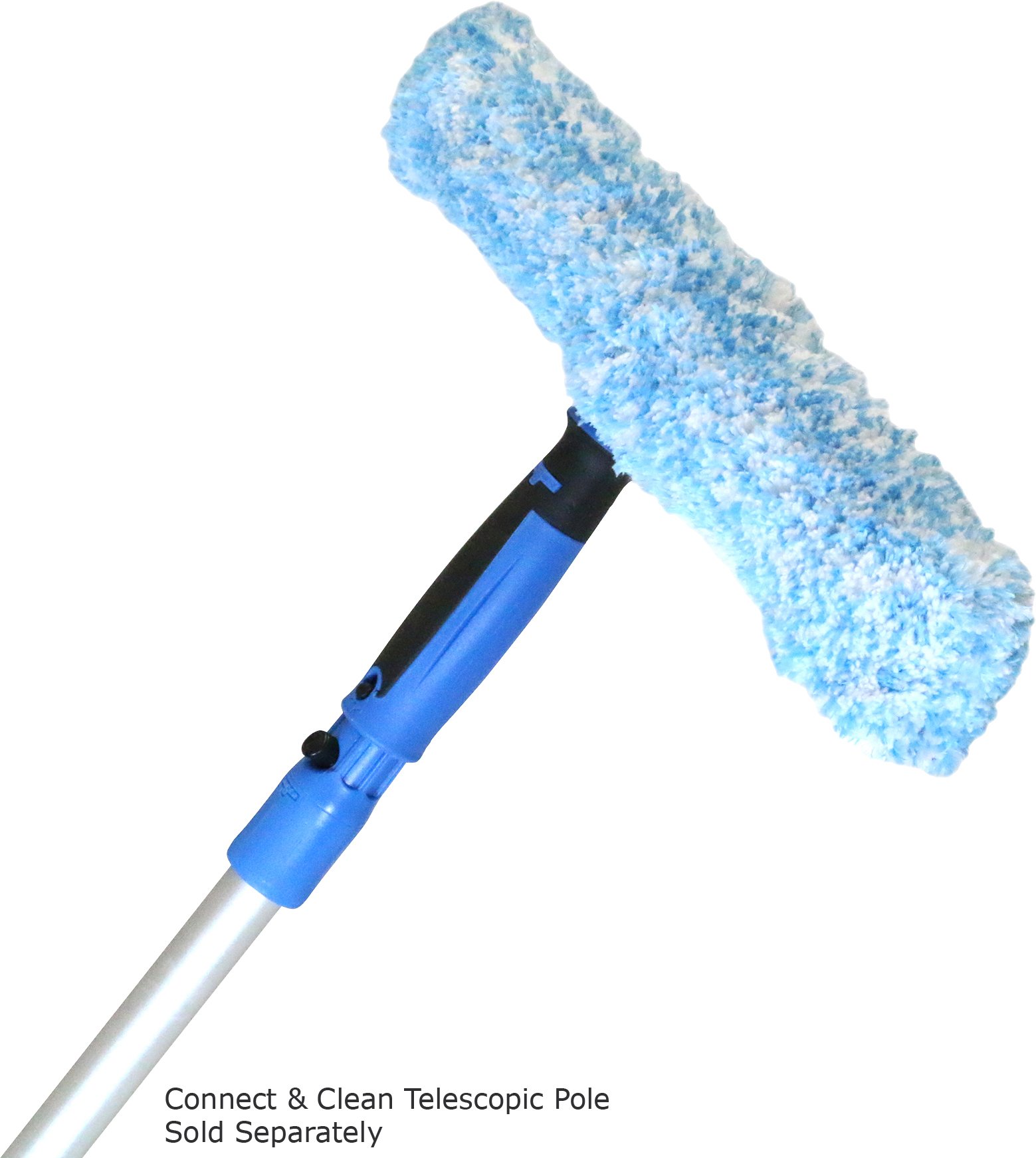 Unger Professional Performance Grip Window Cleaner Scrubber - 14 Inch Heavy Duty Squeegee for Glass Cleaning - Perfect for Home, Office, and Commercial Use