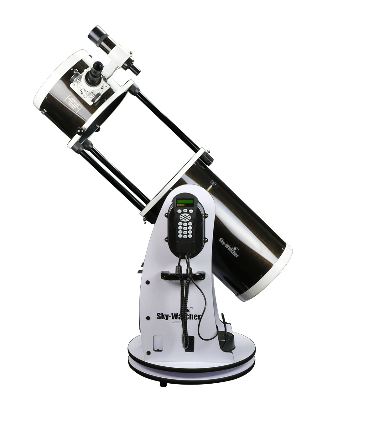 Sky Watcher Flextube 250 SynScan 10-inch Collapsible GoTo Telescope - Computerized Dobsonian with Large Aperture for Astronomy - Perfect for Stargazing, Astrophotography & Backyard Observation (White, Model S11810)