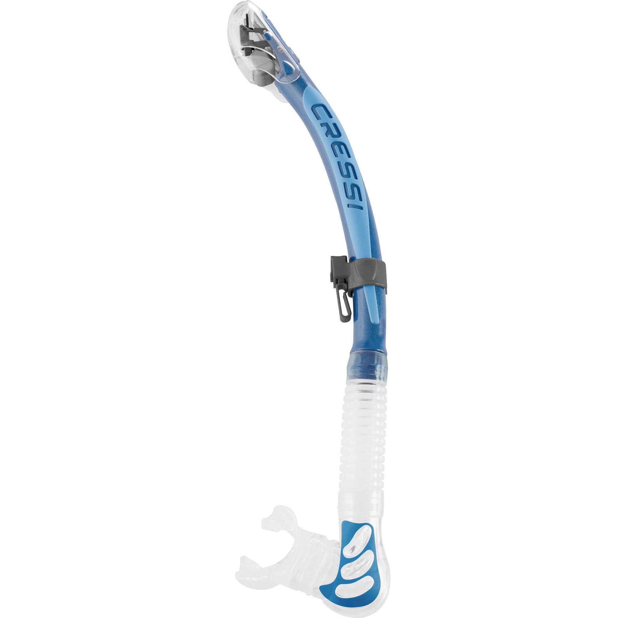 Cressi Alpha Ultra Dry Snorkel - High Performance Snorkeling Gear for Adults & Kids - Perfect for Swimming, Diving & Underwater Exploration
