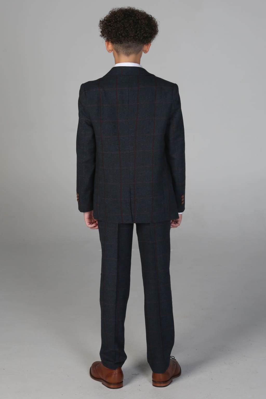 Boys' Madrid Navy Blue 3-Piece Suit Set | Formal Wear for Weddings, School Events & Special Occasions