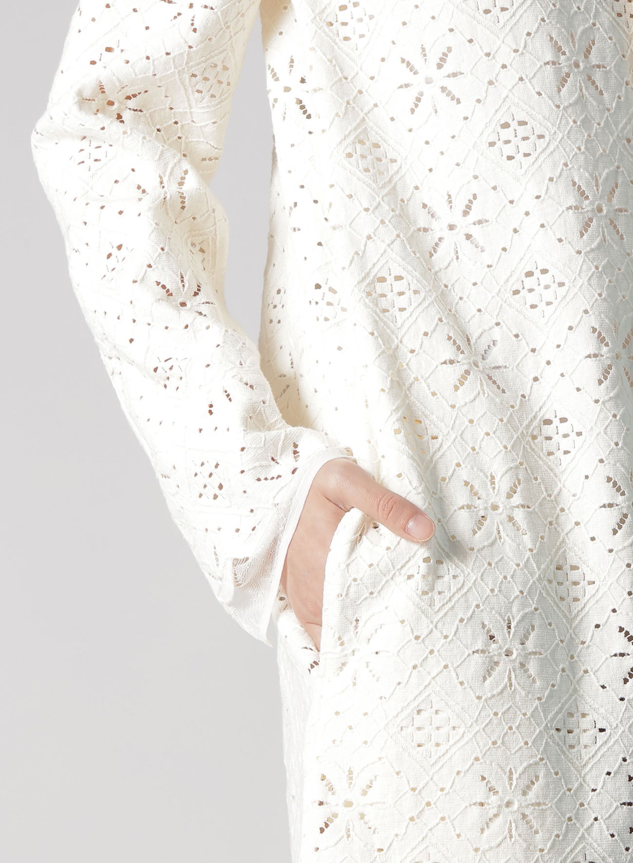 Stylish Cotton Lace Long Shirt for Women - Elegant Boho Blouse with Floral Embroidery - Perfect for Casual Outings, Date Nights & Summer Fashion
