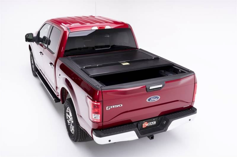 2015-2020 Ford F150 6.7 ft Bed BAK Flip F1 Tonneau Truck Bed Cover | Hard Folding Truck Bed Cover for Pickup | Weatherproof & Secure Cargo Protection for Camping & Hauling