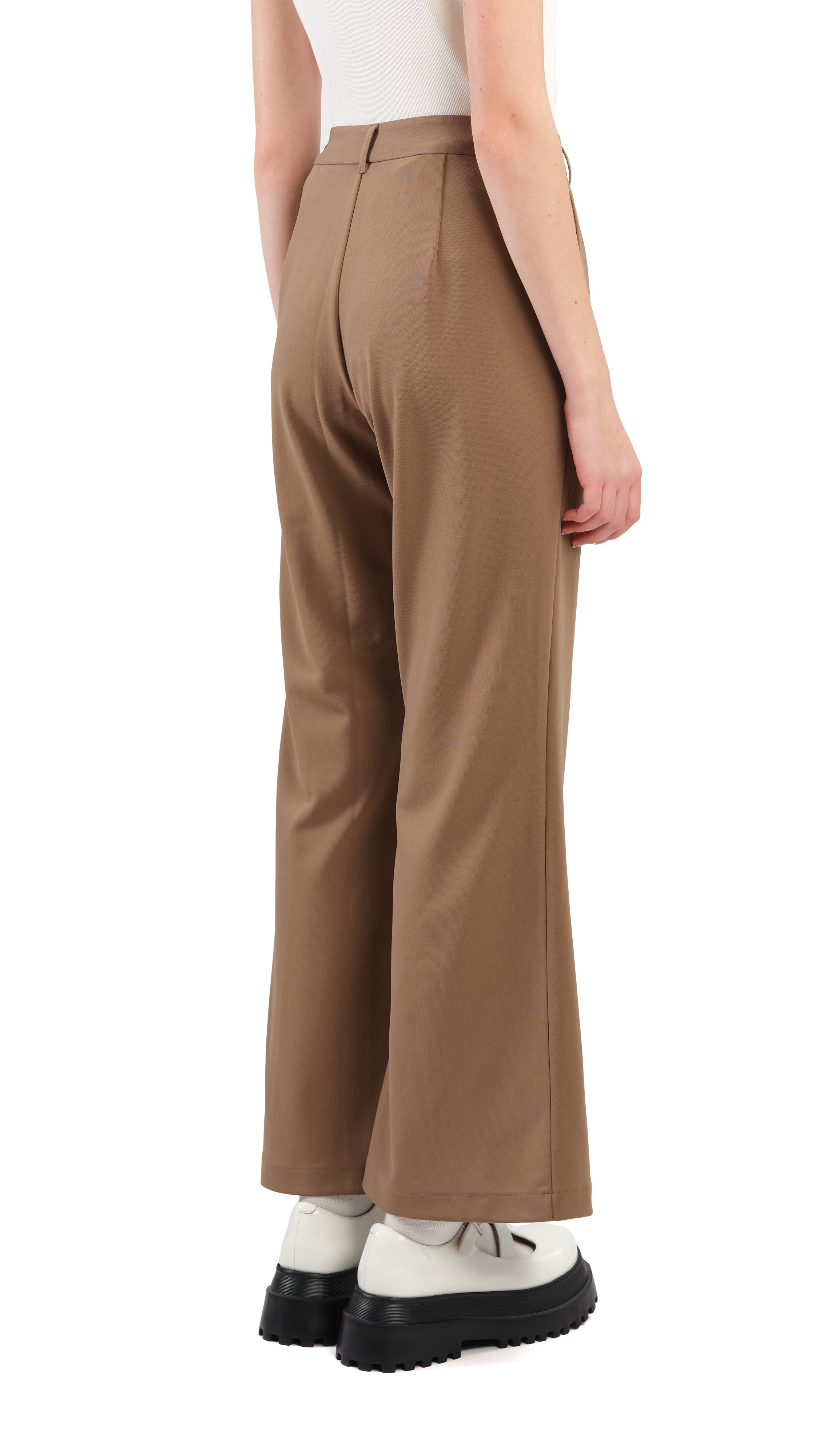 Sailor Pants for Women - High Waisted Wide Leg Trousers with Pockets | Comfortable Linen Blend Fabric | Perfect for Work, Travel & Casual Outfits