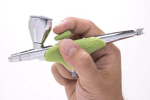 Grex Genesis XGi2 0.2mm Nozzle Top Feed Airbrush Kit - Professional Fine Detail Spray Gun for Model Painting, Cake Decorating & Tattoo Practice - Perfect for Artists, Hobbyists & DIY Crafts