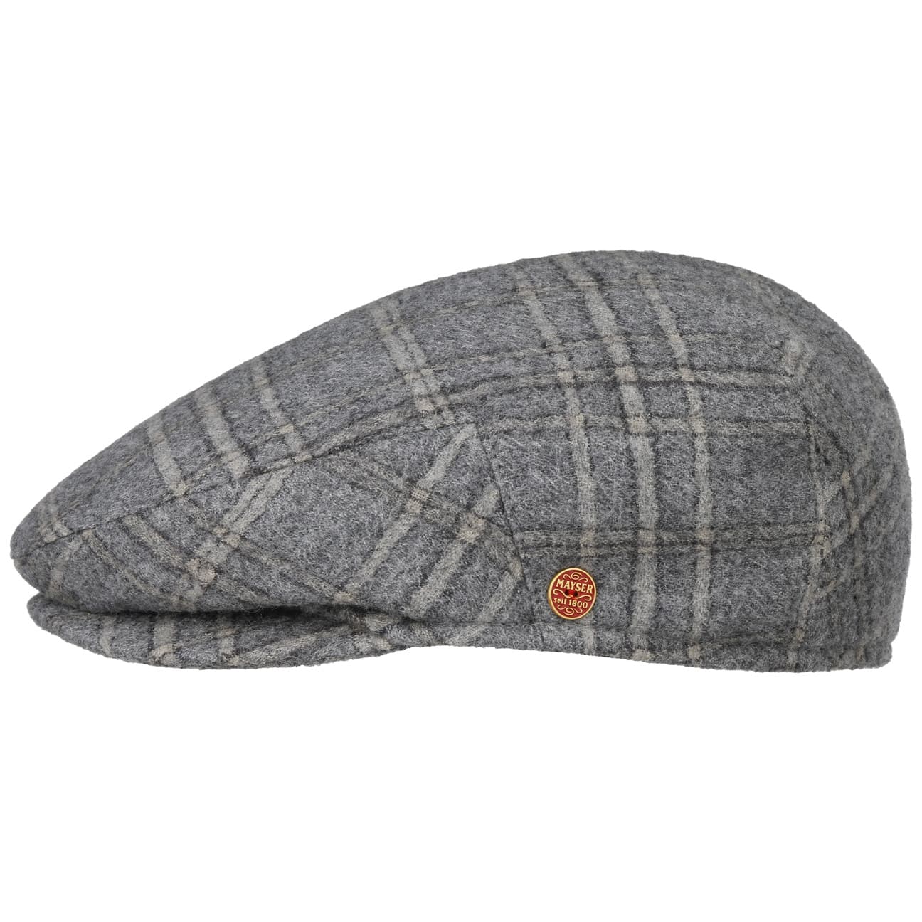 Merlino Casual Flat Cap with Ear Flaps by Mayser - Warm Winter Hat for Men & Women - Perfect for Outdoor Activities, Hiking, and Cold Weather Fashion