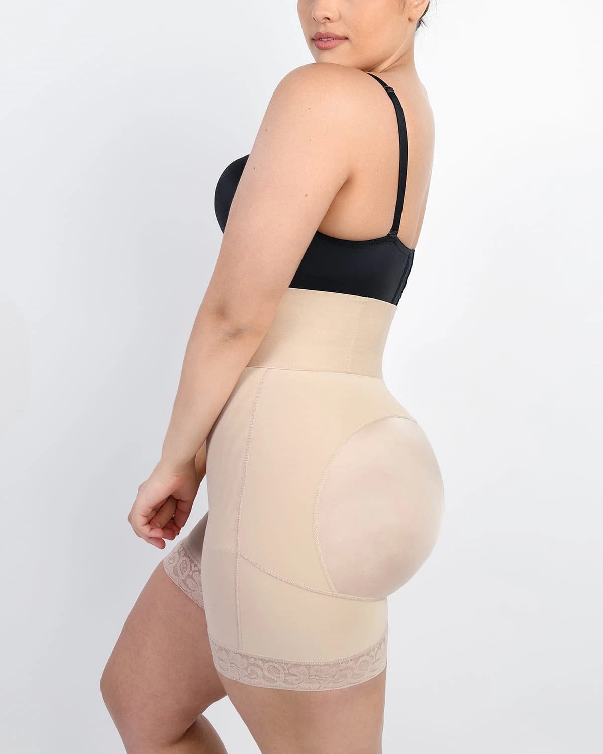 AirSlim® Plus Curve High Waist Shaping Shorts for Women - Tummy Control & Butt Lifting Workout Shorts - Perfect for Yoga, Gym & Everyday Wear