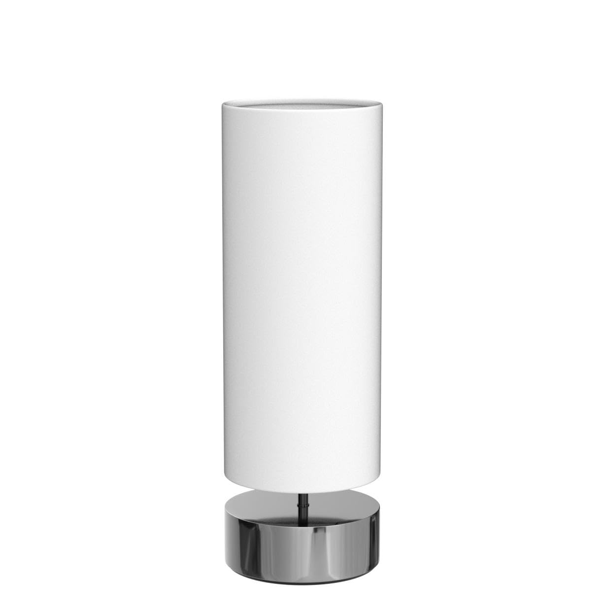 Modern Touch Control Table Lamp - Dimmable LED Bedside & Desk Lamp with Cylinder Shade, Night Light for Bedroom, Living Room, Kitchen | Perfect for Reading, Working & Relaxing