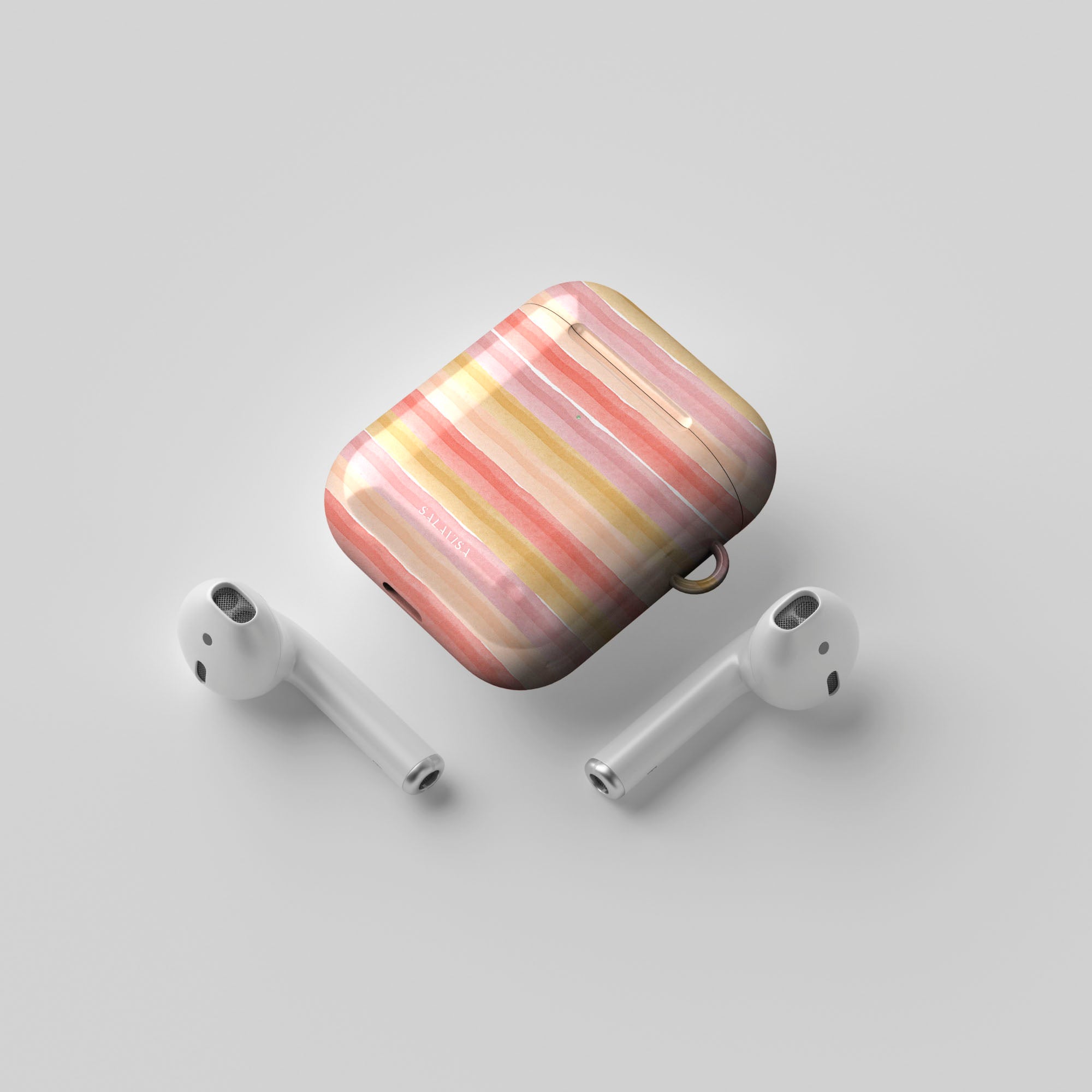 Premium Soft-Touch AirPods Case with Warm Hues - Shockproof & Scratch-Resistant Protective Cover for Apple AirPods 1/2/3 & Pro - Perfect for Workouts, Travel & Daily Commute