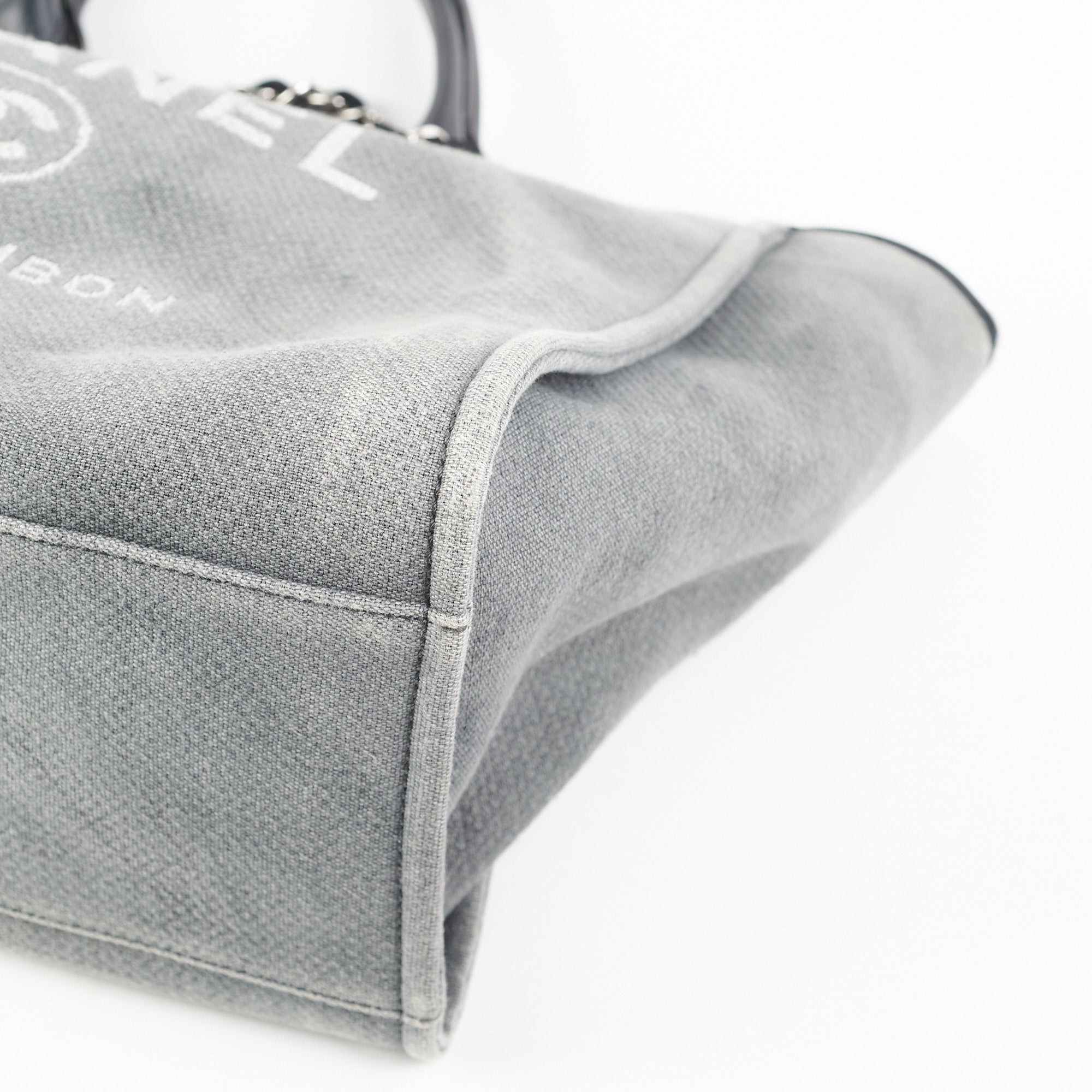 Chanel Medium Deauville Tote Bag in Grey - Luxury Designer Handbag for Women, Perfect for Work, Travel & Everyday Use