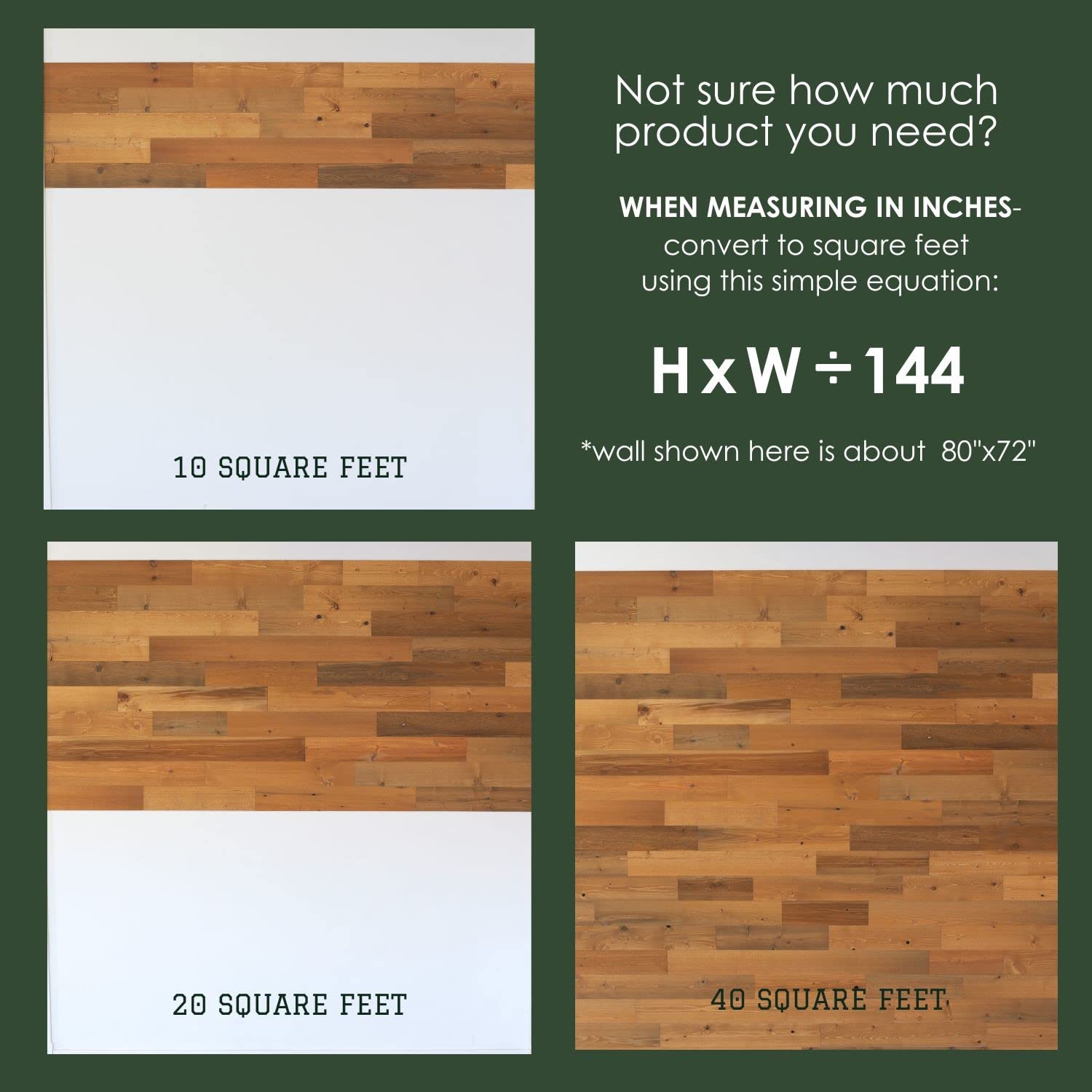 Timberchic DIY Reclaimed Wood Wall Planks - Peel & Stick Wall Panels for Accent Walls & Home Decor - Black Ice