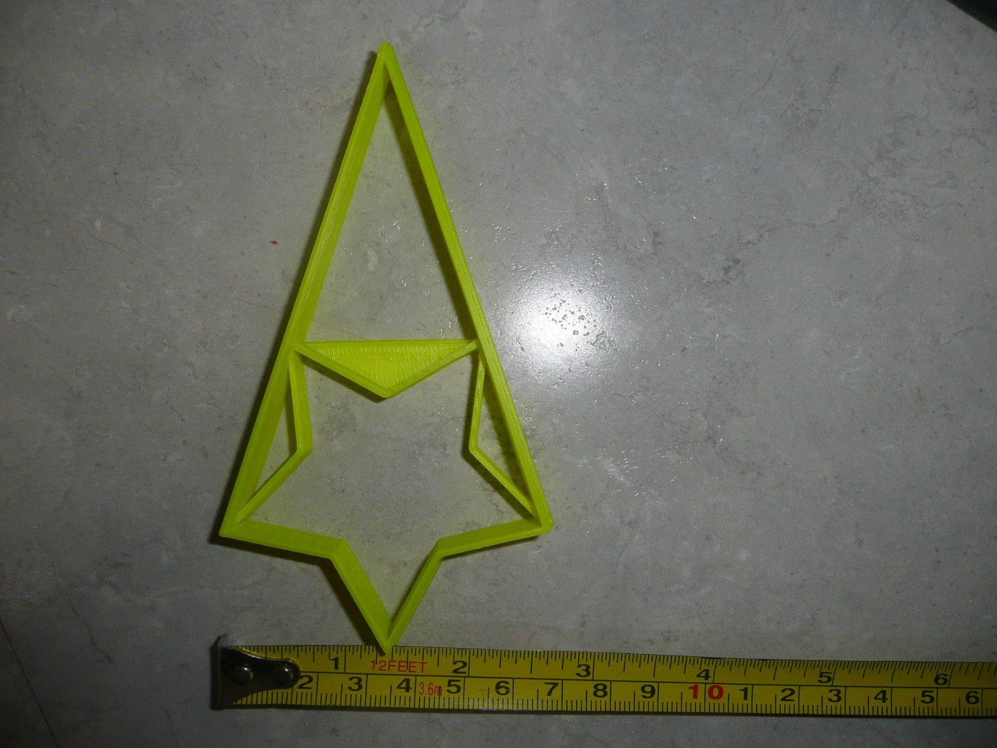 Medium Star with Triangle Award Design Flag Cookie Cutter - Made in USA (PR3047) | Perfect for Patriotic Baking, 4th of July Cookies & Holiday Desserts