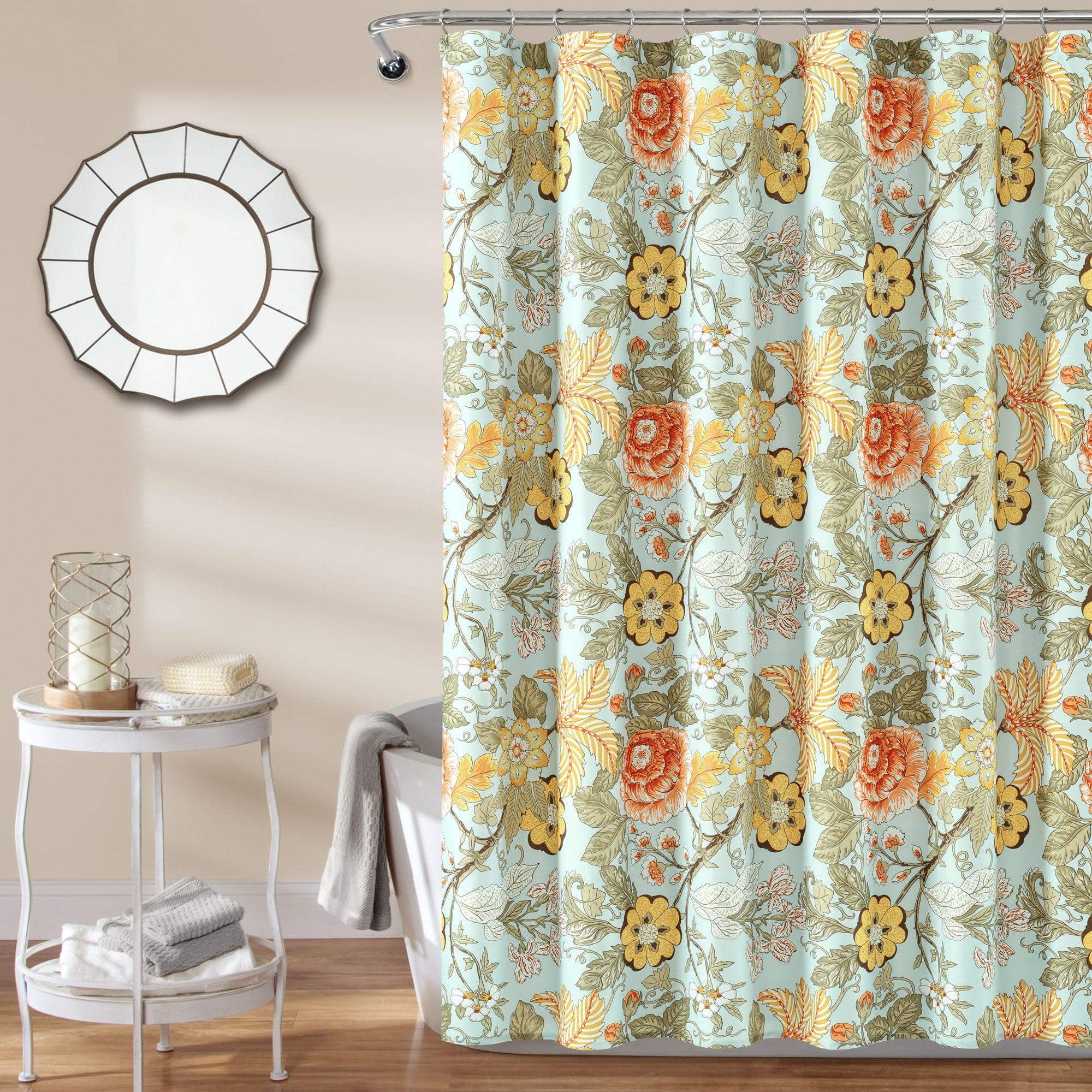 Stylish Sydney Shower Curtain - Waterproof Bathroom Decor with Hooks - Perfect for Modern Homes & Apartments