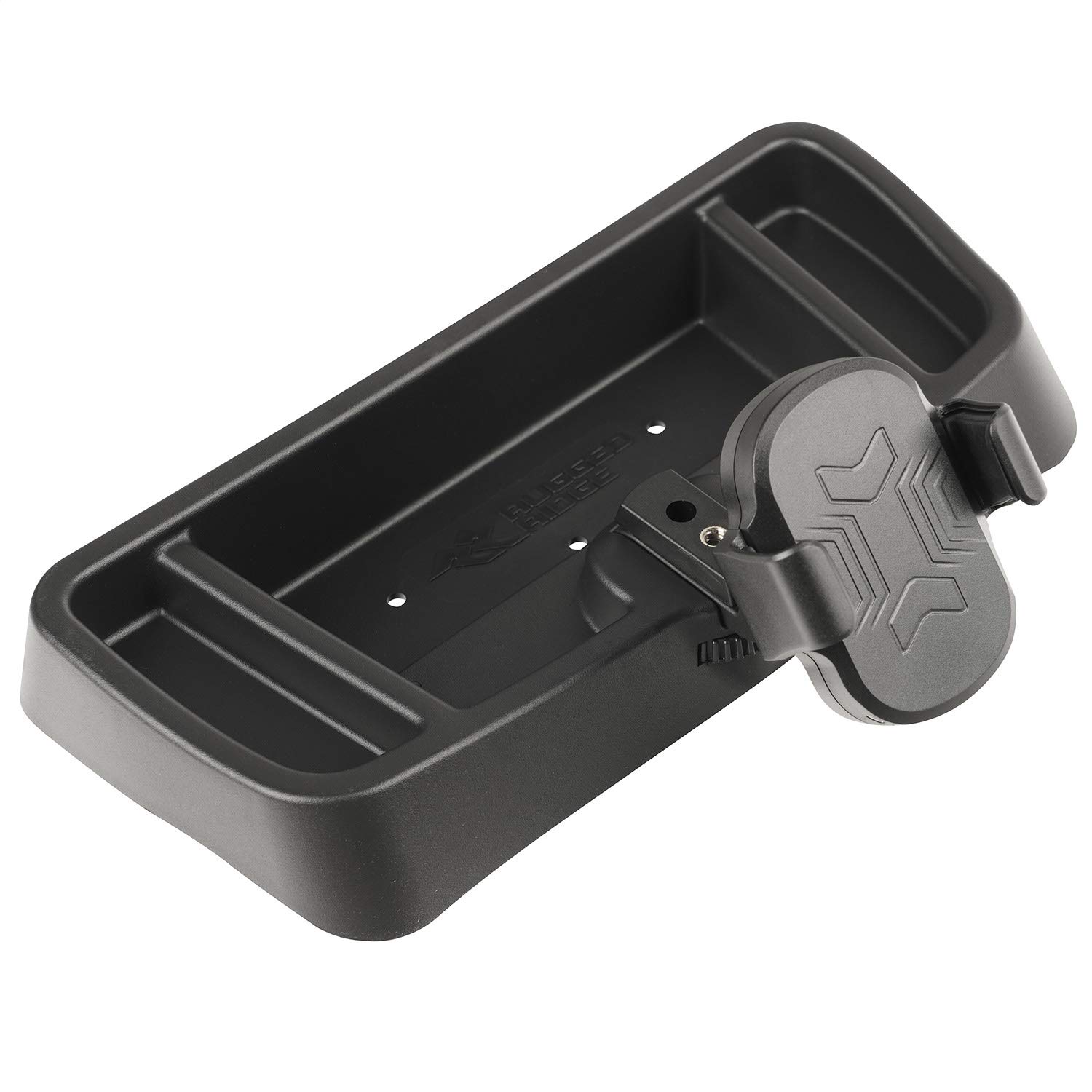 Rugged Ridge 13551.32 Universal Dash Multi-Mount Phone Charger Kit - Compatible with 1997-2006 Jeep Wrangler TJ | Secure Charging Solution for Off-Road Adventures & Daily Commutes