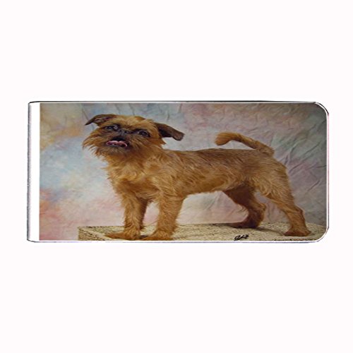Brussels Griffon Dog Money Clip - Rectangle Wallet Money Holder for Cash & Cards | Perfect Gift for Dog Lovers, Pet Owners & Business Professionals