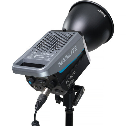 Nanlite FC120C RGBWW LED Spotlight - Professional Color Changing Studio Light for Photography & Videography - Perfect for YouTube, TikTok, Live Streaming & Home Theater Lighting