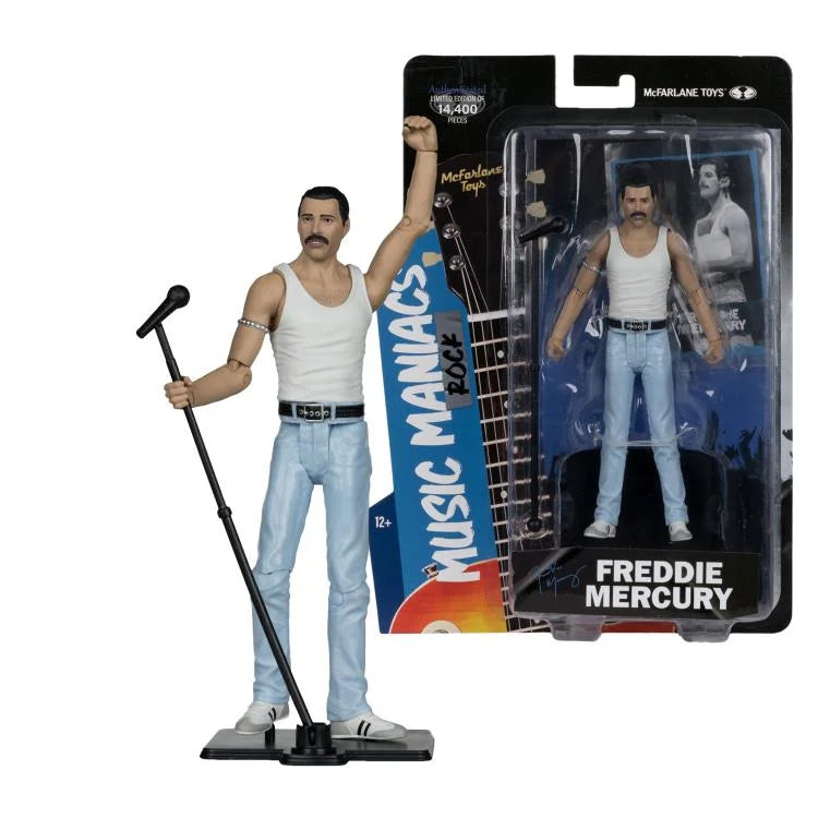 Freddie Mercury Action Figure - Limited Edition Collectible for Music Maniacs | Perfect for Queen Fans, Gift for Rock Music Lovers, Display for Home & Office Decor