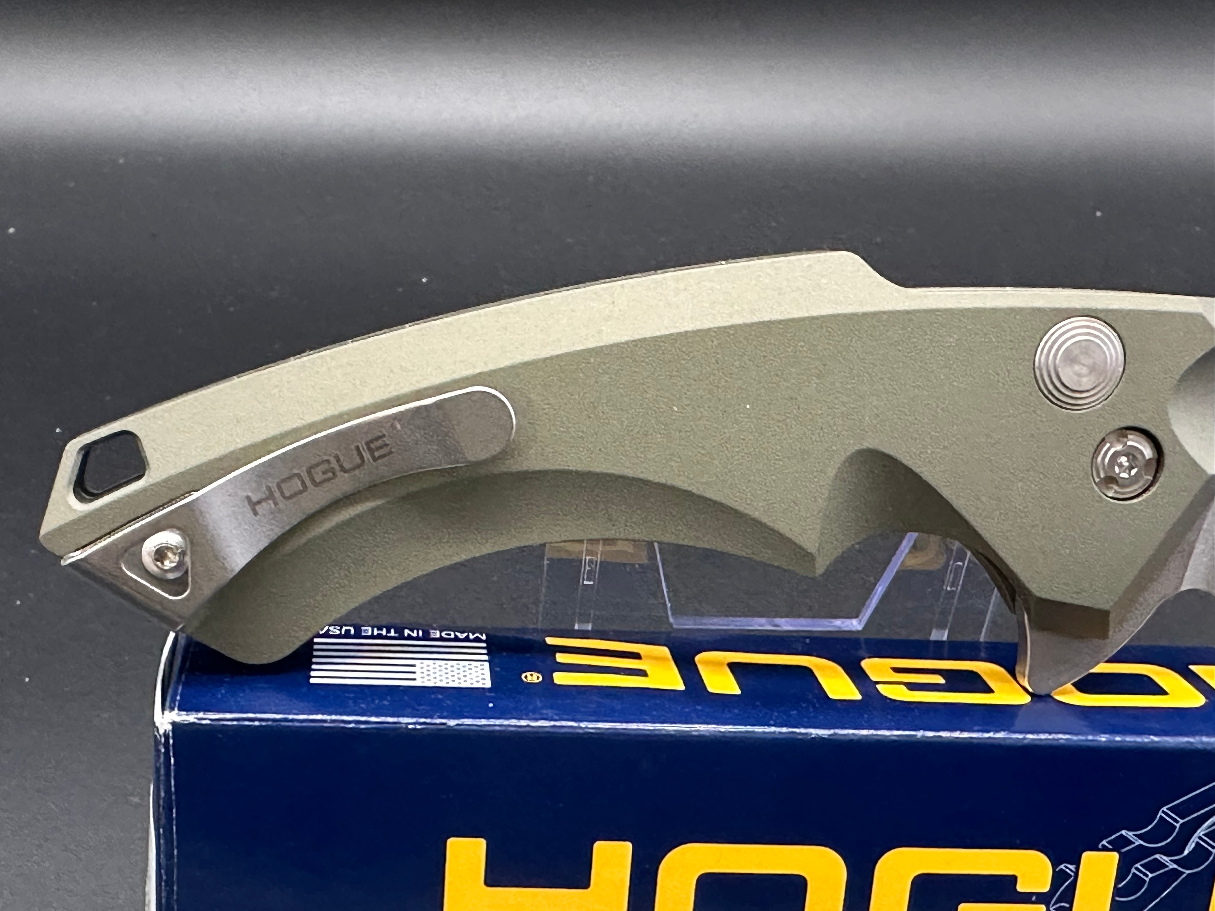 Hogue X5 Green Aluminum Grip - Ergonomic Pistol Grip for Enhanced Shooting Comfort & Control | Perfect for Target Practice, Hunting & Self-Defense