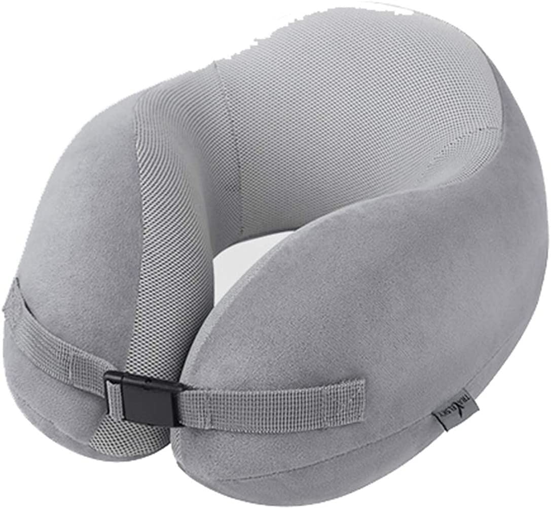 Memory Foam Travel Pillow - U-Shaped Neck Support Pillow for Airplane, Car & Bed | Ultra Soft & Comfortable Cervical Pillow | Lightweight & Portable Neck Cushion | Machine Washable | Perfect for Long Flights, Road Trips & Home Use