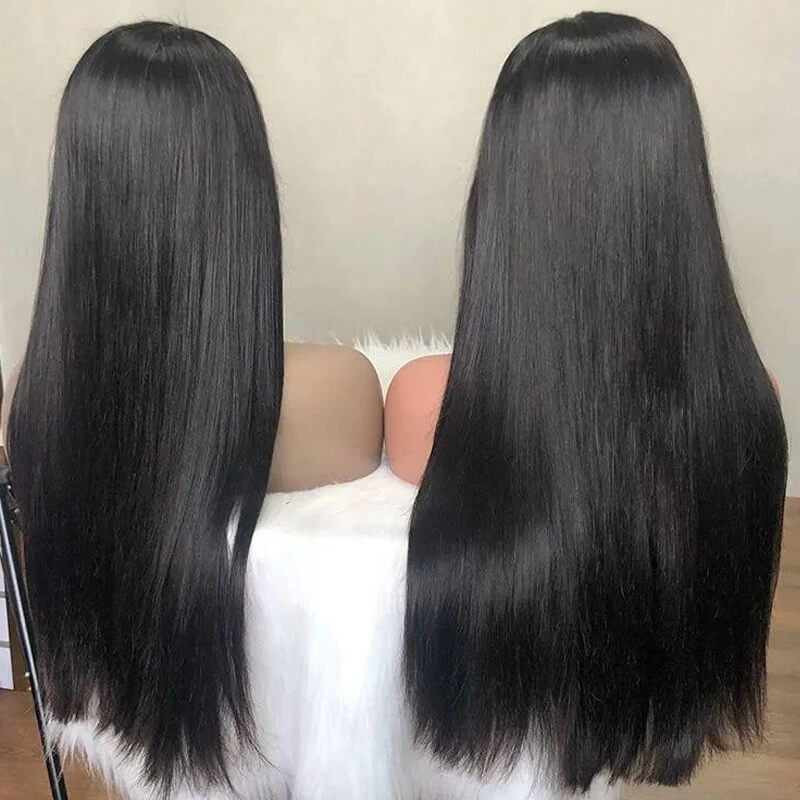 15A Grade eullair Super Double Drawn 13x4 HD Transparent Lace Front Wig - 100% Human Body Wave Hair with Full Ends for Natural Look | Perfect for Daily Wear, Cosplay & Special Occasions
