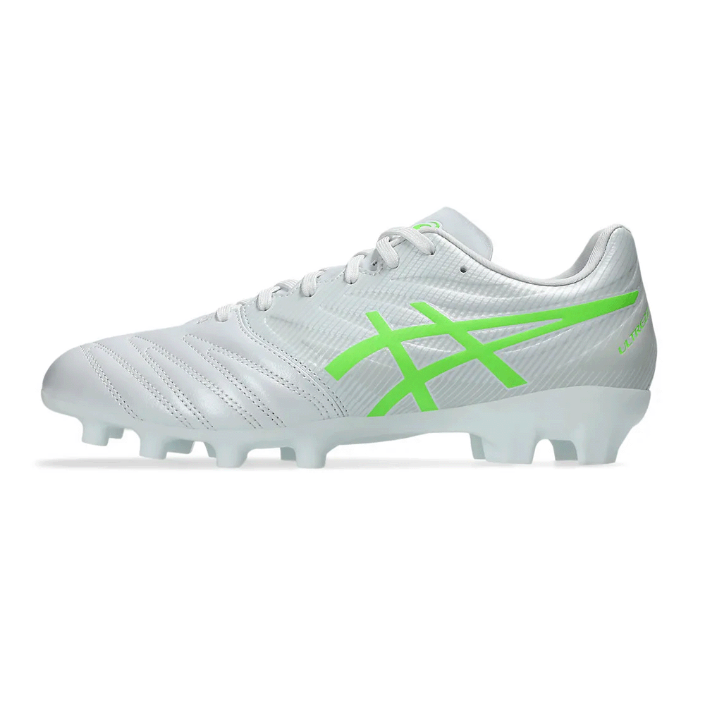 ASICS Ultrezza Club 3 FG Soccer Cleats - White/Green Gecko - Firm Ground Football Shoes for Men - Perfect for Training & Match Play