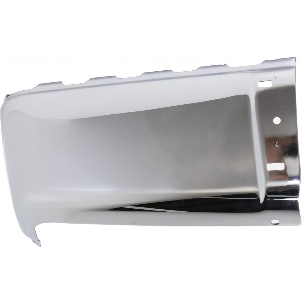 GMC Sierra 1500 2007-2012 Driver Side Rear Bumper End - Chrome Finish Replacement for GM1104149, 15284307 | Perfect for Off-Roading & Truck Restoration Projects