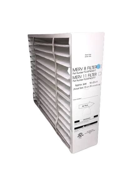 Carrier FILXXFNC0017 16x20x4 MERV 8 Air Filter - 2 Pack Replacement Furnace Filters for Home HVAC Systems | Improves Indoor Air Quality & Reduces Allergens