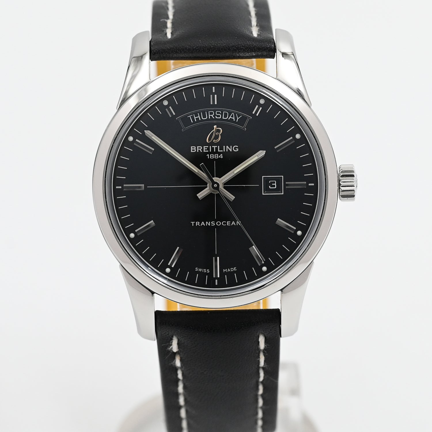 Breitling Transocean Day Date Men's Automatic Watch 2017 - Luxury Swiss Chronograph for Business & Formal Occasions