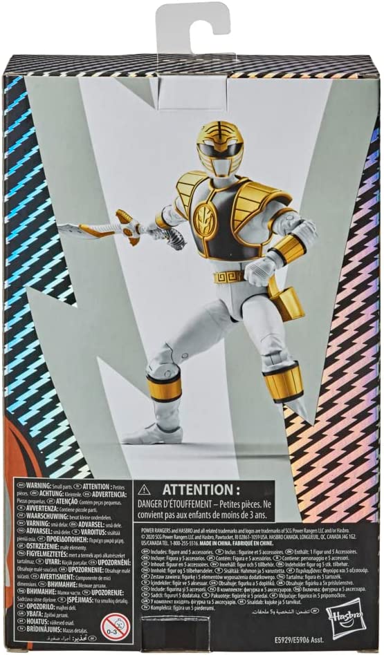 Mighty Morphin White Ranger Power Rangers Lightning Collection 6