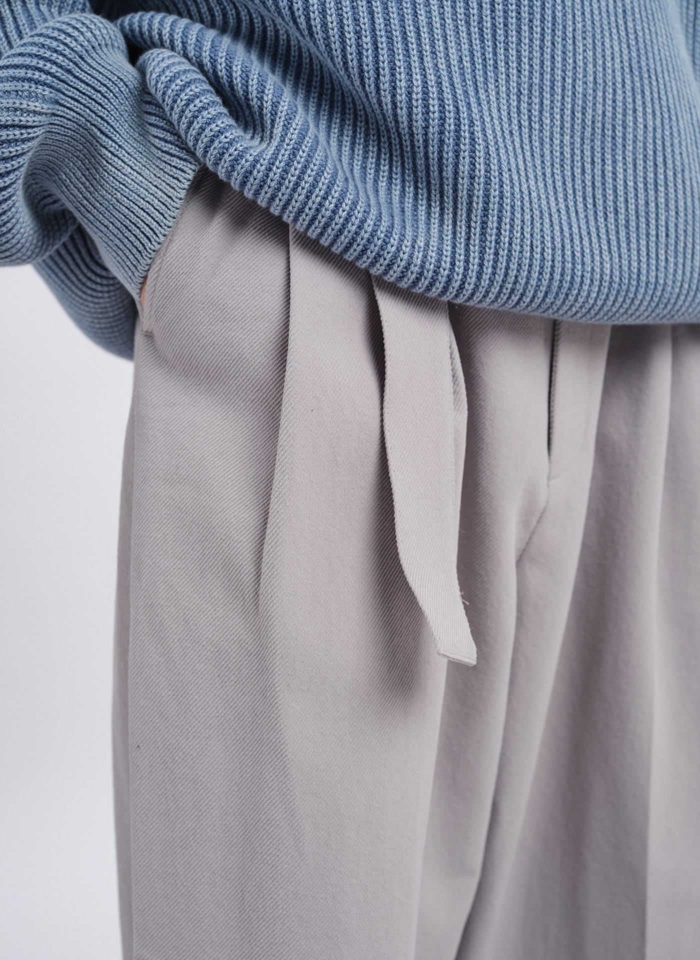 Solotex Gabardine Work Pleated Wide Leg Pants (P17) - Comfortable & Stylish Office Wear for Women