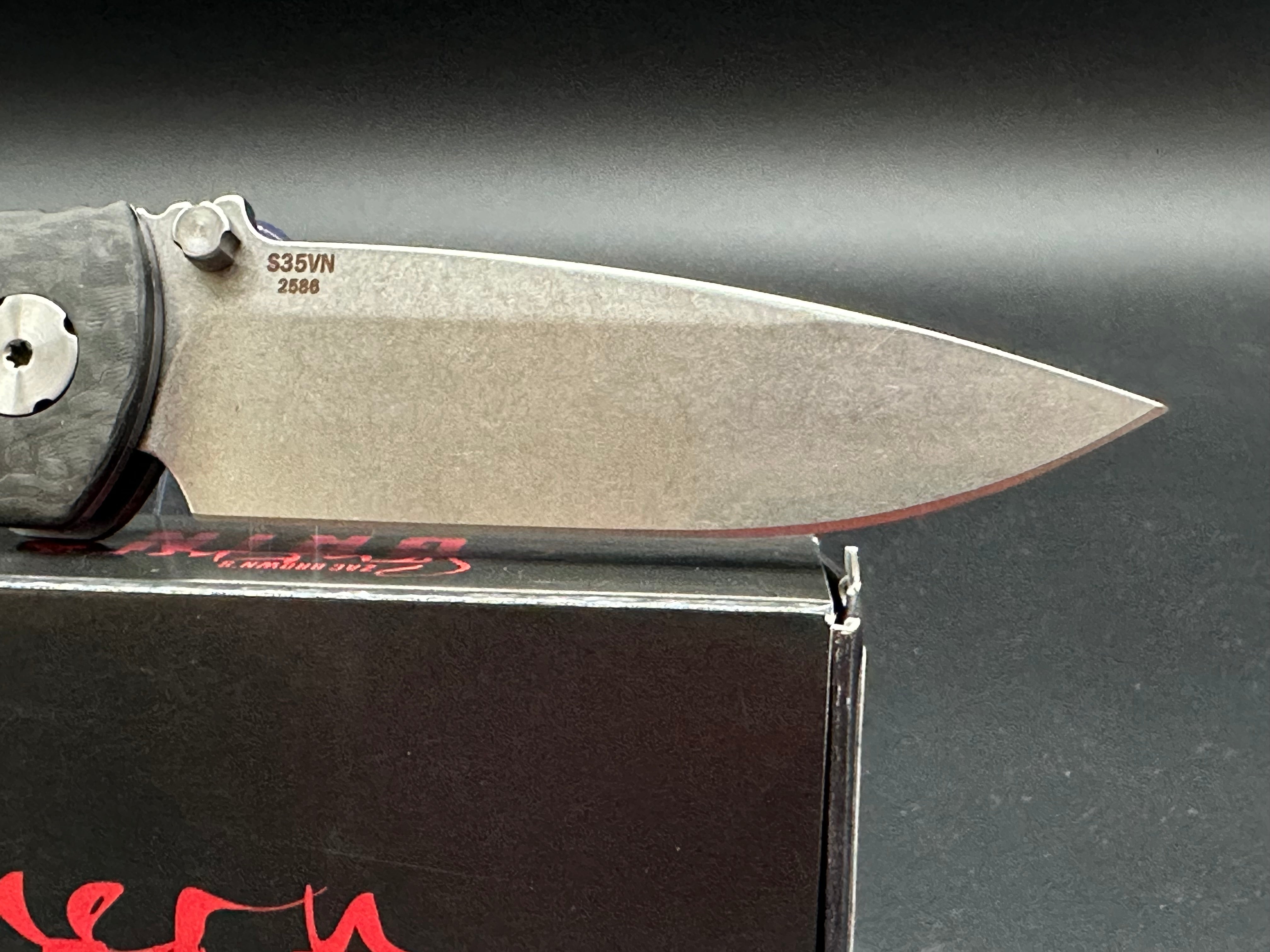 Southern Grind Spider Monkey Folding Knife - Satin Finish, Carbon Fiber Handle - Perfect for Camping, Hiking & Everyday Carry (EDC)