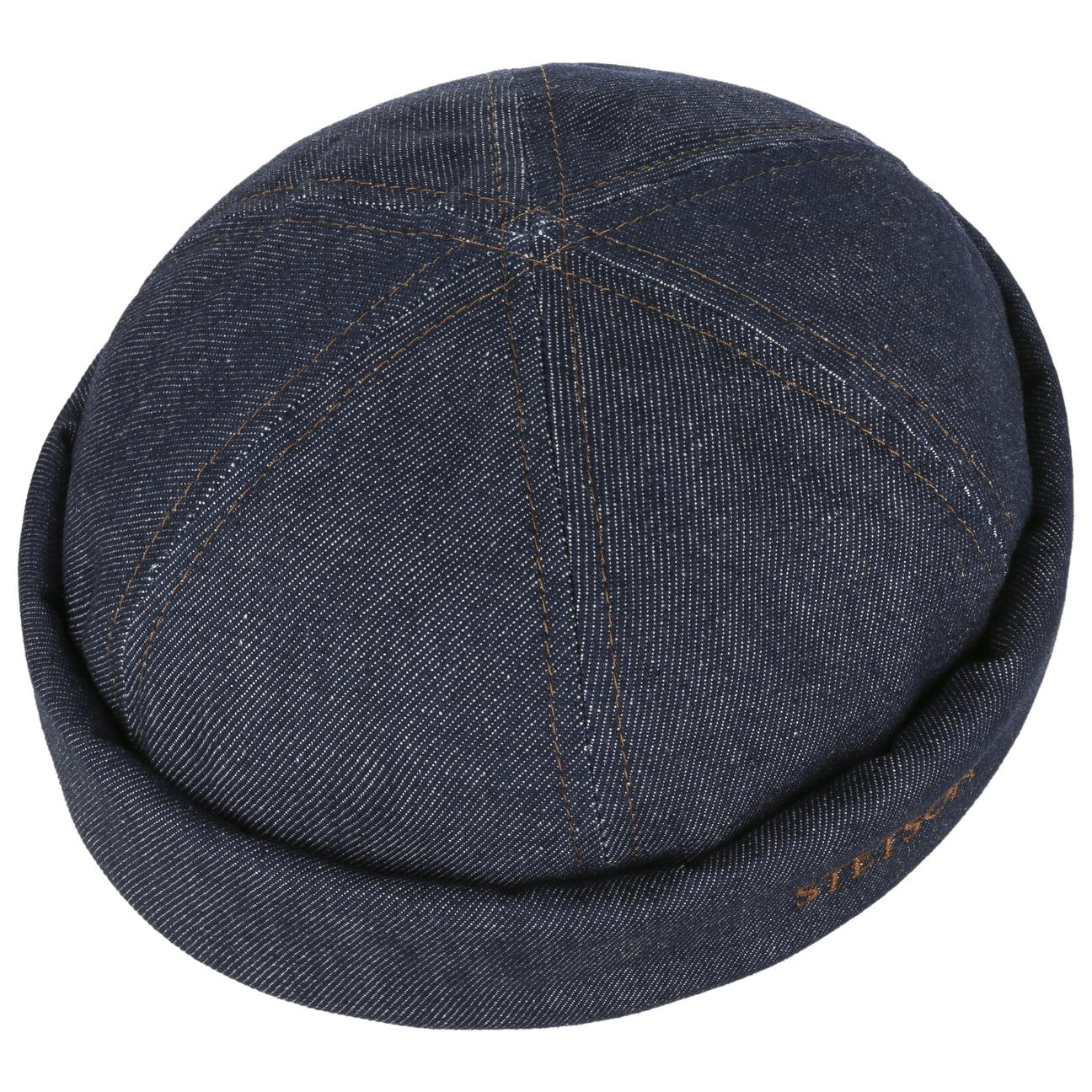 Stetson Danvick Denim Docker Hat for Men - Classic Cotton Baseball Cap with Adjustable Back - Perfect for Casual Wear, Outdoor Activities & Work