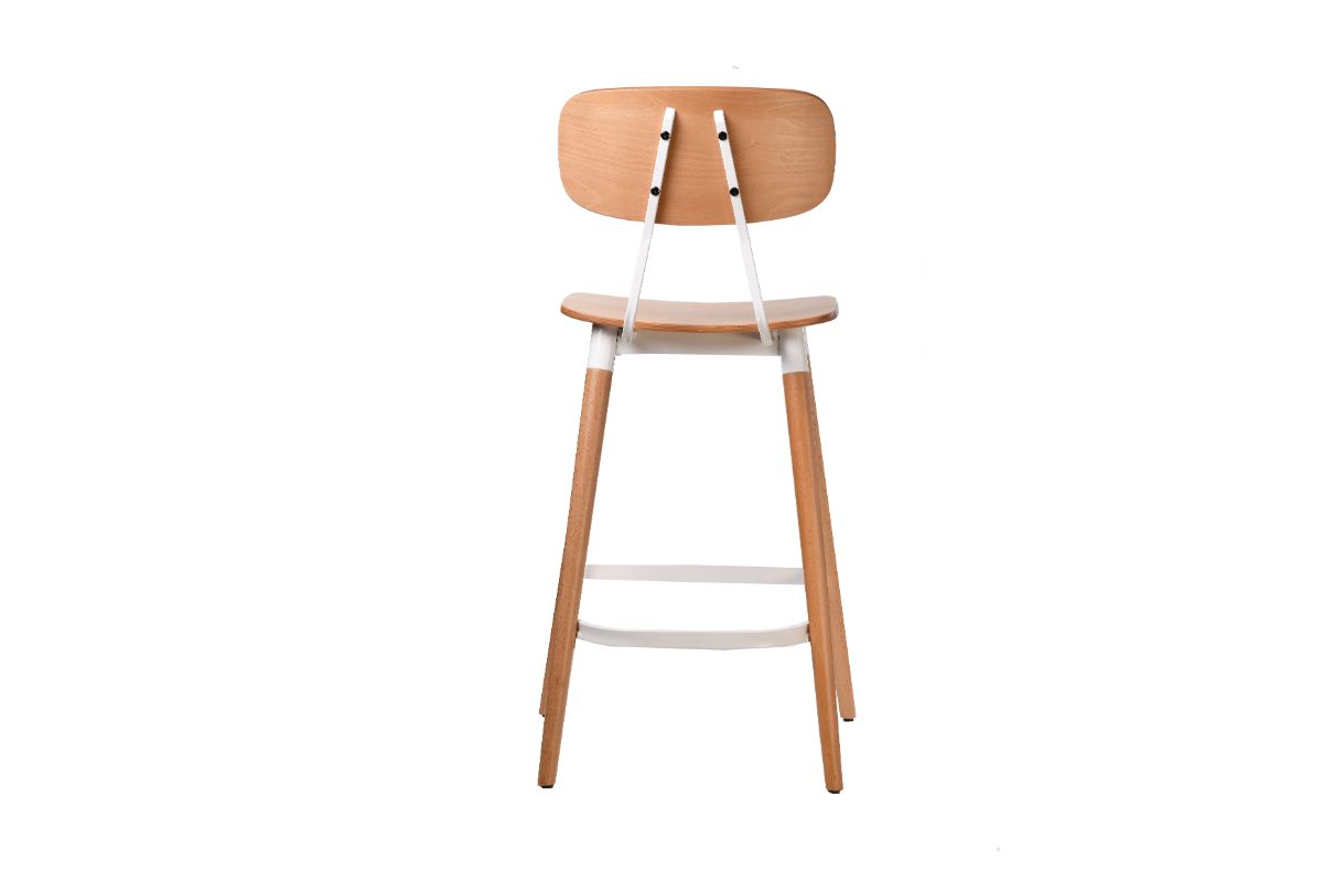 Felix Bar Stool with Plywood Seat - 740mm/29