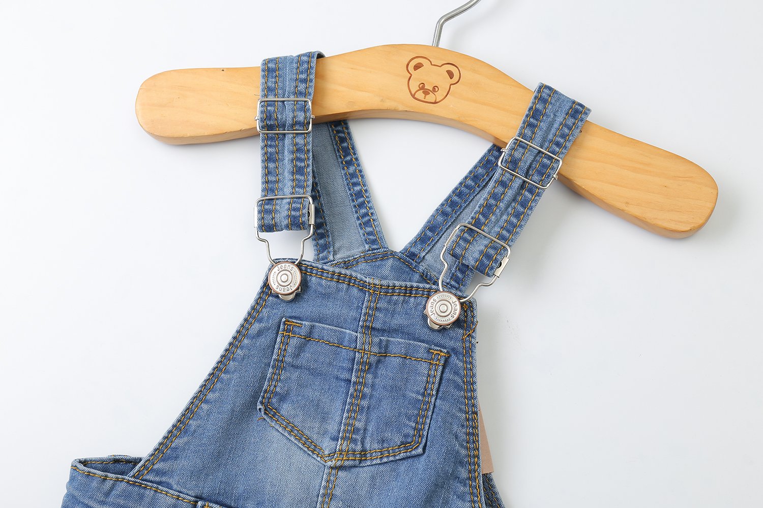 KIDSCOOL SPACE Baby Boy & Girl Denim Shorts - Toddler Cute Jean Shortalls for Summer | Playtime, Outdoor Adventures & Casual Wear